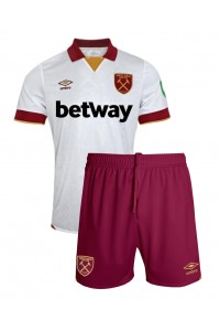 West Ham United Babytruitje 3e tenue Kind 2024-25 Korte Mouw (+ Korte broeken)